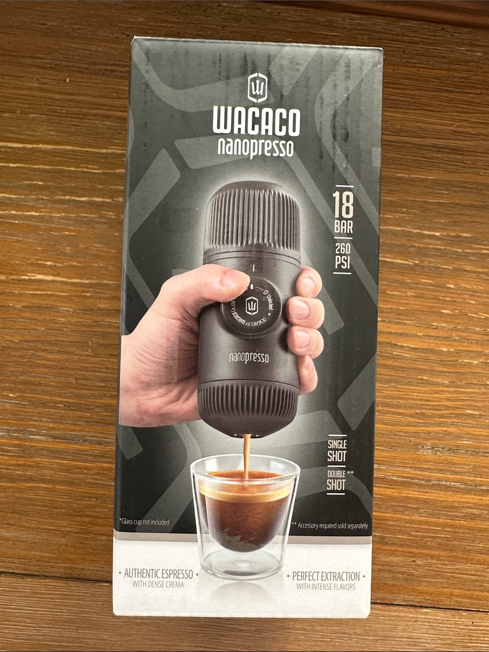 Nanopresso Portable Espresso Maker - Matte Black Wacaco